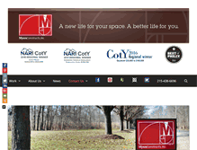 Tablet Screenshot of myersconstructs.com